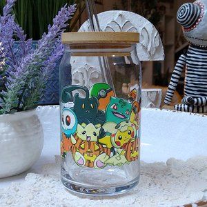 pokemon 16oz can glass